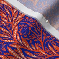1875 "Marigold" by William Morris - Florida colors - Orange and White on Blue