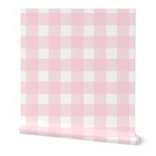 Small // Wonky Gingham In Baby Pink