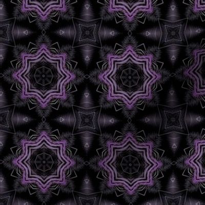 Purple and Black Gothic Web Style Pattern