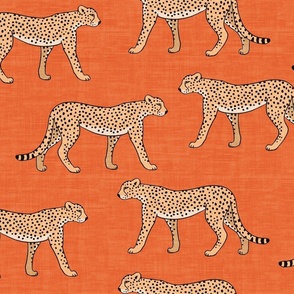 Cheetah - Orange Texture