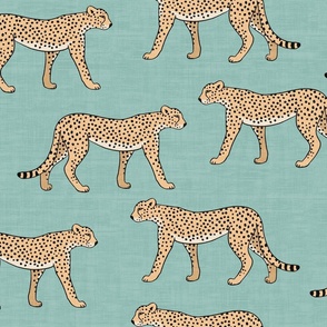 Cheetah - Mint Texture