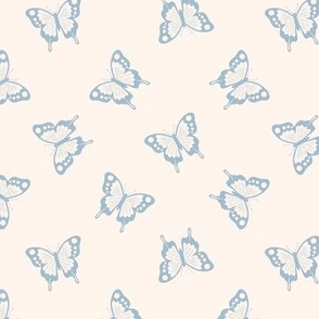 flight of the butterfly - sky blue - small