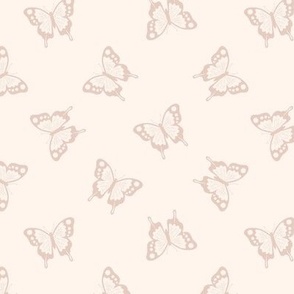 flight of the butterfly - blush pink - small