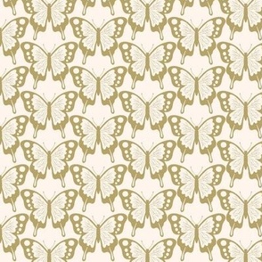 butterflies - olive green - small