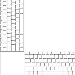Embossed Keyboard Tiling