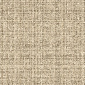 Woollen Tweed Texture Beige Ochre