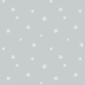 Light Grey Doodle Accent with Greenish Tint