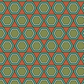 hexagonal-green-orange