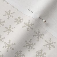 Snowflakes - Beige - Small Scale