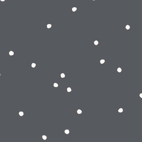 Winter Dots - Blue - Medium Scale