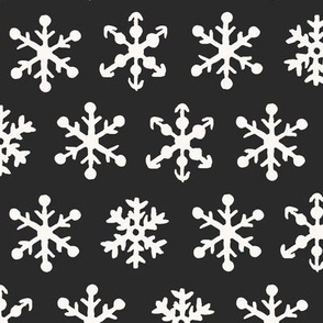Alternative Snowflakes - Dark - Medium Scale