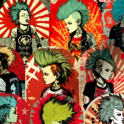 punk rock full color