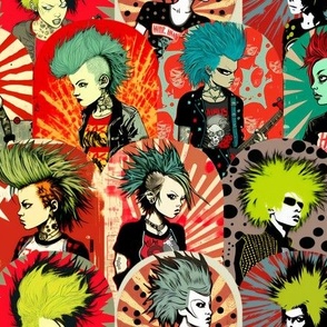 punk rock full color