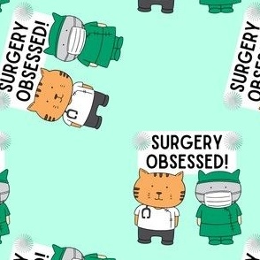 Surgery Obsessed Surgical Sterile Scrub Cute Animals Peds