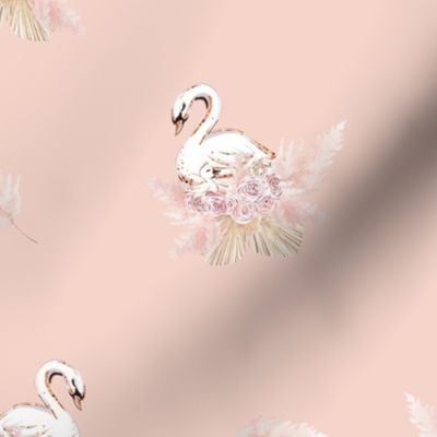 Swan Mother pink