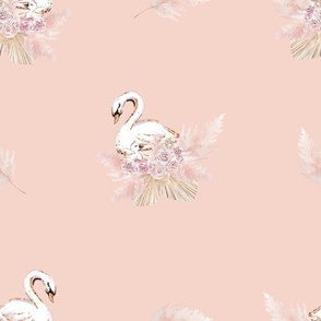 Swan Mother pink
