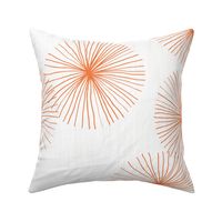 Dandelions M+M White Tangerine Large by Friztin