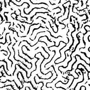 Lost in Maze - White background
