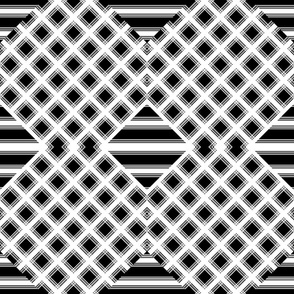 Black And White Geometric medium