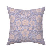 damask flower - mid scale - lilac