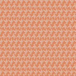 Simple exotic leaves in coral