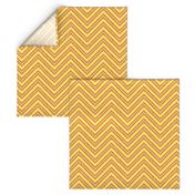  Chevron Stripes in Burnt Orange and Creamy Yellow with Digital Glitter - CSMC5 - 6 inch repeat