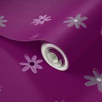 Magenta Daisy Floral Accent - Wild Fields Collection