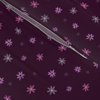 Dark Magenta Daisy Floral Accent - Wild Fields Collection by Makewells