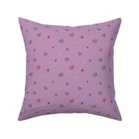 Light Magenta Lavender Daisy Floral Accent - Wild Fields Collection by Makewells