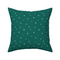 Bright Green Accent with white doodles by makewells