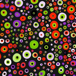 DOTS - Halloween Eyes Polka Dots