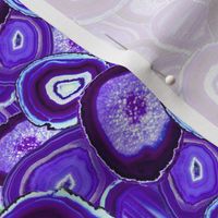 Geode Slices No.1 in Amethyst Purple