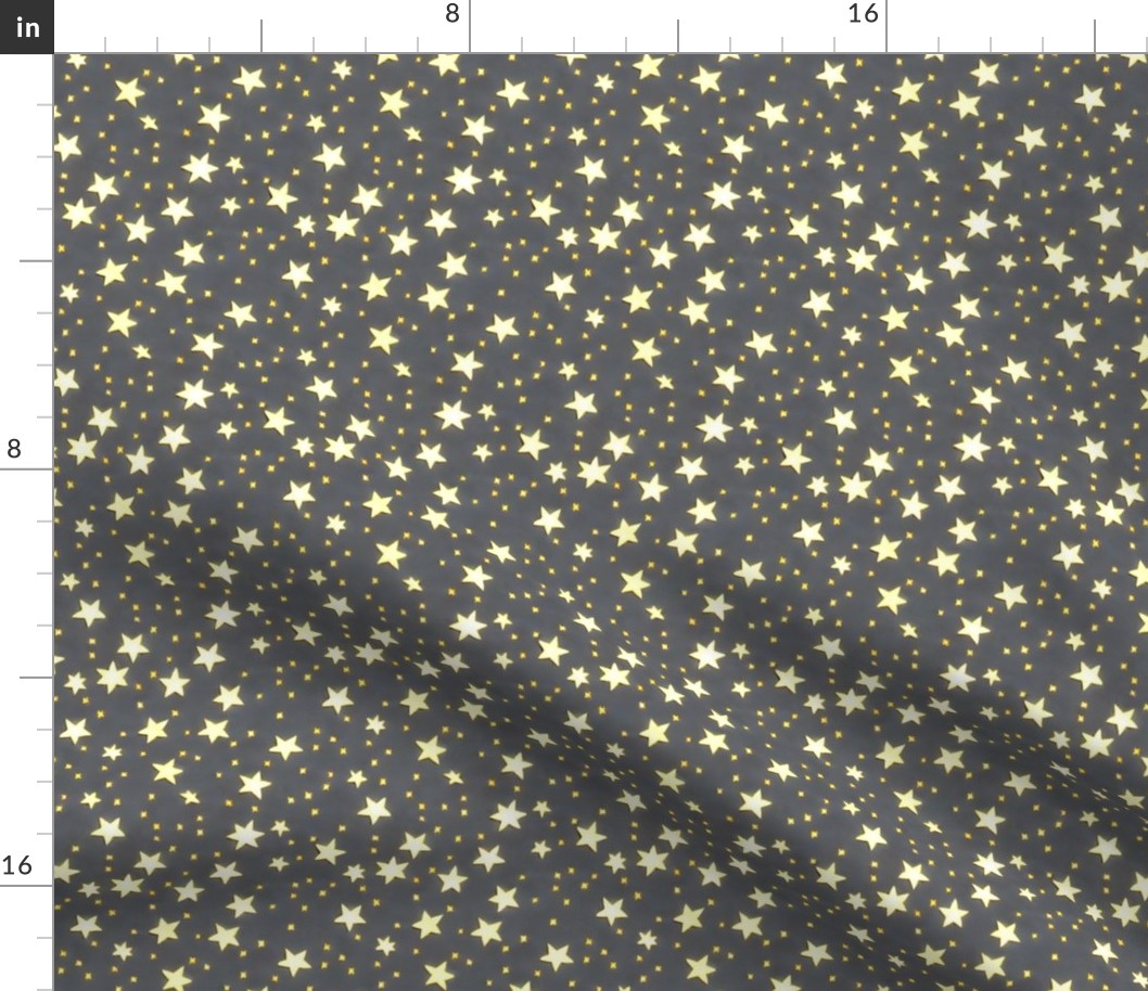 tiny stars pattern paper cut