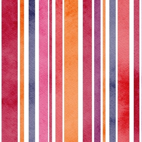 viva magenta rustic stripes - equilibrium stripes - viva magenta wallpaper and fabric