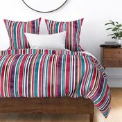 viva magenta rustic stripes - resonance stripes - viva magenta wallpaper and fabric