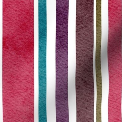 viva magenta rustic stripes - resonance stripes - viva magenta wallpaper and fabric