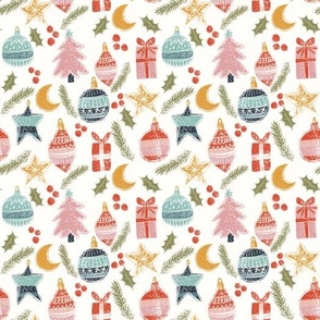 Cute, Quirky Christmas  - trees,  baubles & gifts  