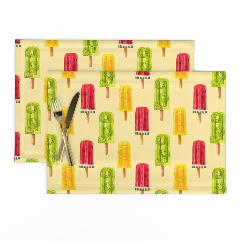 Watercolor Summer Ice Lolly Large 