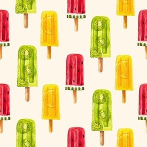 Watercolor Summer Ice Lolly Large