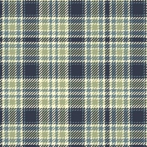 Railroads and Fields Plaid in Bayeux Palette 4