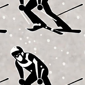 vintage skier