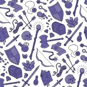 Inventory - Purple on White