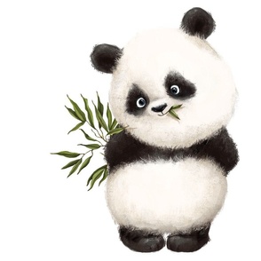Panda Baby Fabric, Wallpaper and Home Decor | Spoonflower
