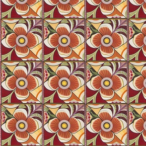 Retro Flower Tile