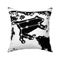 Ursa Major Tea Towel in Black