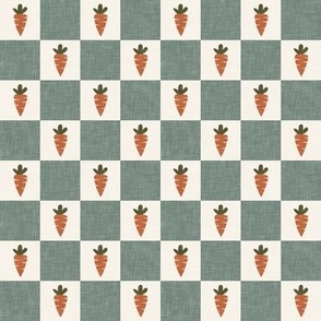 (1" scale) Carrot Checks - Easter - sage - LAD22