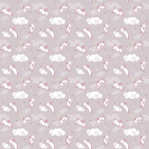 Leaping Bunnies gray small