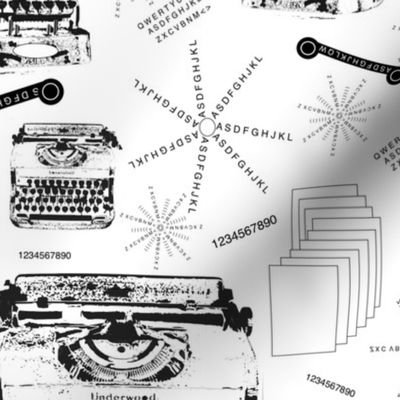 Typewriter, Ribbon & Paper