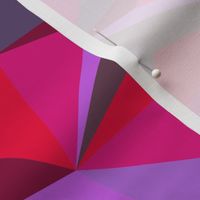 Triangles Pink Red Purple