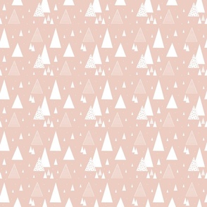 Geo Forest pink small